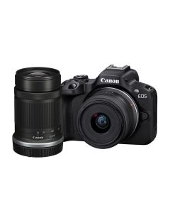 Canon EOS R50 Black & RF-S 18-45mm & RF-S 55-210mm Twin Lens Kit