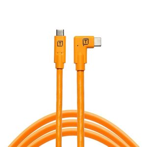 Tether Tools TetherPro USB-C to USB-C Right Angle Orange