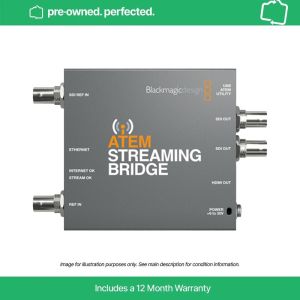 Pre-Owned Blackmagic ATEM Streaming Bridge - straight 