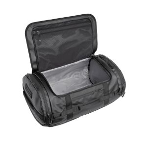 Wandrd Carryall Duffel 40L - Black - slant open main compartment