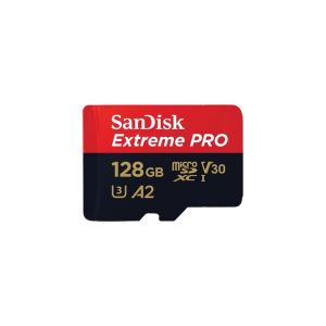 SanDisk MicroSDXC Extreme PRO 128GB 200MB/s UHS-I Memory Card - front 
