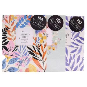 Floral Photo Album - 100 6x4 - all available designs 
