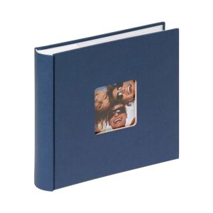 4004122130825 Fun Photo Album - Blue - 200 6x4 - front slant 