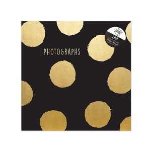 Gold Spots Photo Album - 200 6x4 - front straight 