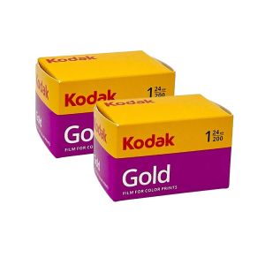 Kodak Gold 200 24-Exposure 35mm Film - Twin Pack