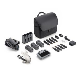 DJI Mavic 4 Pro Fly More Combo (RC 2) - what's in the box flat lay 
