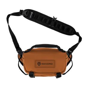 Wandrd Rogue Sling 3L - Sedona Orange - front with strap up