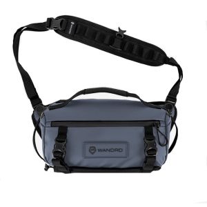 Wandrd Rogue Sling 6L - Aegean Blue - front with strap up