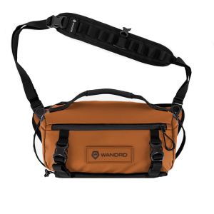 Wandrd Rogue Sling 6L - Sedona Orange - front with strap up 