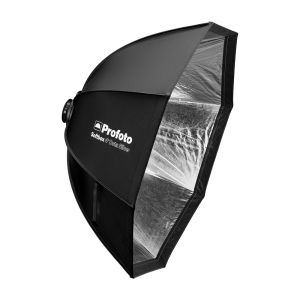 Profoto Softbox 4' Octa Silver - slant with no diffuser attached 