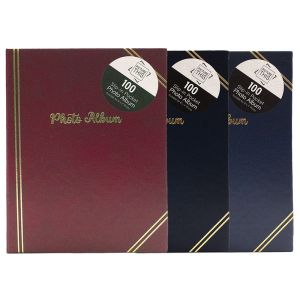 Traditional Photo Album - Red/Black/Blue - 100 6x4 - all colours available - front 