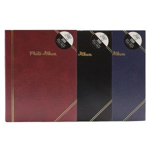 Traditional Photo Album - Red/Black/Blue - 200 6x4 - all available colours, front 