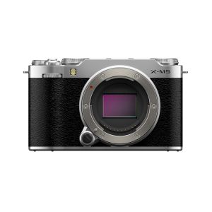 Fujifilm X-M5 Body - Silver - front sensor straight 