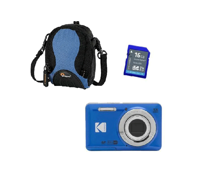 Kodak Pixpro FZ55 (Blue) Value Kit