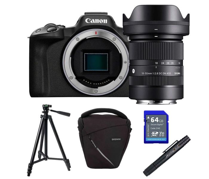 Canon EOS R50 シグマ18-50mm/f2.8 セット Canon EOS R50 シグマ18-50mm/f2.8 セット Canon-EOS-R50-with