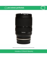 Pre-Owned Tamron 17-28mm F2.8 Di III RXD Lens - Sony E Mount - topside upright 