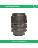 Pre-Owned Shoot Extension Rings 12, 20 & 36 - Nikon F - full set together 