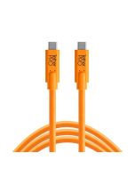 Tether Tools TetherPro USB-C to USB-C 15' (4.6m) High-Visibility Orange