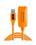 Tether Tools TetherPro USB 3.0 to USB Female Active Extension 16' (5m) High-Visibility Orange