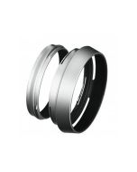 Fujifilm X100 S/T/F/V Lens Hood with Adaptor Rings Silver
