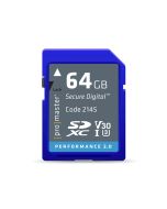 ProMaster Performance 2.0 SDXC V30 Memory Card - 64GB