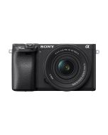 Sony Alpha 6400A & E PZ 16-50mm F3.5-5.6 OSS II Lens - Black - front straight with new E 16-50 II Lens - update Jan 2025