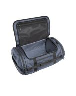 Wandrd Carryall Duffel 40L - Aegean Blue - slant open main compartment