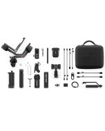 DJI RS 4 Pro Handheld Gimbal Stabiliser | Combo Kit - What's In the Box - flat lay