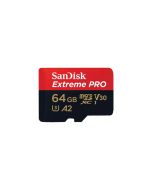 SanDisk MicroSDXC Extreme PRO 64GB 200MB/s UHS-I Memory Card - FRONT 