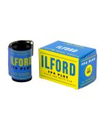 Ilford FP4 Plus Black & White 35mm Film - 36 Exposures - slant in limited 145-year retro packaging 