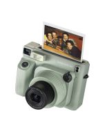 Fujifilm Instax Wide 400 Instant Camera - front slant float with print 