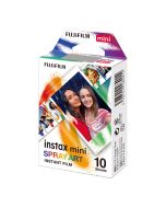 Fujifilm Instax Mini 10 Film - Spray Art - box mockup front slant 