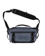 Wandrd Rogue Sling 6L - Aegean Blue - front with strap up