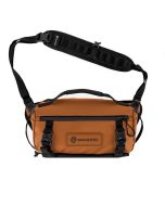 Wandrd Rogue Sling 6L - Sedona Orange - front with strap up 