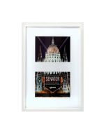 Kenro Senator White Double Frame 8x6"