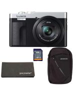 Panasonic Lumix TZ99 Digital Compact Camera - Silver/Black - ProMaster Kit