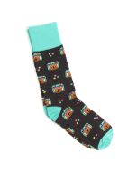 Photogenic Supply Co. Socks - Neon Camera / Black
