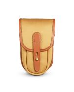 Billingham Ten-16 - Khaki Canvas / Tan Leather - front straight 
