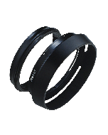 Fujifilm X100 S/T/F/V Lens hood & Adapter Rings (Black)