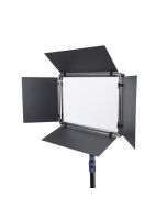 ProMaster Ultrasoft US1014RGB LED Light 10x14" RGB - front slant barndoors 