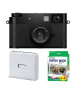 Fujifilm X half Premium Compact Camera - Black, Instax Link Wide & Film Value Kit - what's included 