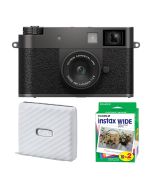 Fujifilm X half Premium Compact Camera - Charcoal, Instax Link Wide & Film Value Kit - what's included 