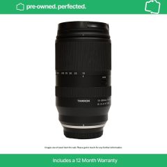 Pre-Owned Tamron AF 18-300mm F3.5-6.3 Di III-A VC VXD Lens - Fujifilm XF - topside upright 