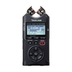 Tascam DR-40X Portable Audio Recorder with Adjustable Stereo Microphone