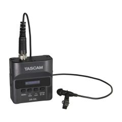 Tascam DR-10L Micro Portable Audio Recorder with Lavalier Microphone