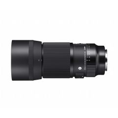 Sigma 105mm F2.8 DG DN Macro | A - L-Mount Lens - side on with hood attached