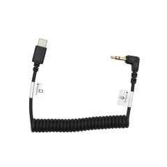 ProMaster Cable USB-C Male to 3.5mm TRS Male Right Angle (216mm Coiled)