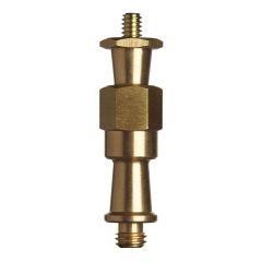 ProMaster Double Brass Stud 1/4"-20 Male to 3/8" Male