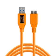 Tether Tools TetherPro USB 3.0 to Micro-B 15' (4.6m) High-Visibility Orange