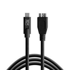 Tether Tools TetherPro USB-C to 3.0 Micro-B 15' (4.6m) Black